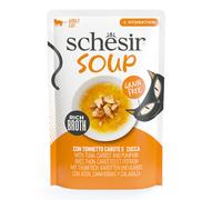 Schesir - Sopa para gato adulto - Atún y calabaza - Cantidad: 12 x 40 g