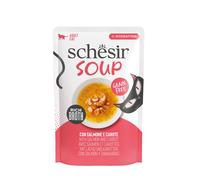 Schesir húmedo gato sopa salmón y zanahorias 40 gr