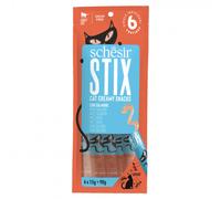 Schesir Stix Snack Creamy Pato para Gatos 6 x 15 gr