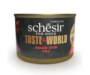 Schesir Taste of the World - Comida húmeda para perros - Asian Stir Fry con pollo - Cantidad: 150 g