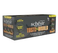 Schesir Taste The World Adult Multipack Variado en Caldo Lata para Perros 6 x 150 gr