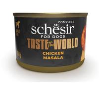Schesir Taste The World Adult Pollo Masala en Caldo Lata para Perros 4 x 150 gr