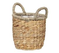 Scheurich Jacinto de Agua 26 - Macetero con Asas de Jacinto de Agua de Color Natural, 26 cm de diámetro, 23 cm de Alto, 10,6 l de Volumen