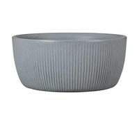 Scheurich Linetto Bowl 30 - Macetero Redondo para Exteriores (plástico Reciclado), Color Gris
