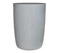 Scheurich Linetto High 54 - Macetero Redondo para Exteriores (plástico Reciclado), Color Gris