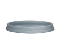 Scheurich Marcella - Posavasos de plástico Gris (27,5 cm de diámetro, 3,9 cm de Alto, 1 litro)