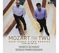 Schiavo Marco - Mozart for Two: Sonate Per Pianoforte a 4 Mani Kv 19d, Kv 381, Kv 358, Kv 521