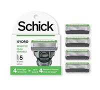 Schick Hydro 5 - Recambio cuchilla de afeitar Sensible, 4 count