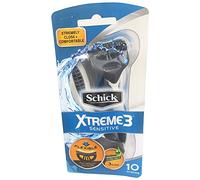 Schick XTREME3 - Maquinilla de afeitar desechable sensible (10 unidades)
