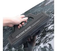 Schidegee Car Secer - Window Squeegee con mango para ventanas de automóviles | Sprobber sin cesar a prueba de rayas para panel solar Skylight Home Exterior Glass Glass Commercial Mirror RV Boat