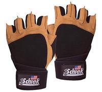 Schiek - Guantes de cuero con muñequera Power Series - 425 - XL ExtraGrande