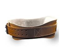 Schiek Sports, Inc. Cinturón de elevación de cuero natural de 12 cm, talla XS (61 cm - 71 cm)