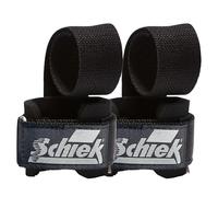 Schiek Sports Model 1000-PLS - Correas de levantamiento de potencia, accesorios esenciales de entrenamiento para hombres y mujeres, mejora el rendimiento de tu banco de pesas, diseño acrílico de