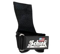 Schiek Sports Model 1907 Platinum Edition Ultimate Grips - Correas de levantamiento de pesas 3 en 1 - Bandas de muñeca y almohadillas antideslizantes seguras y cómodas para entrenamiento de fuerza