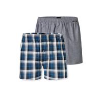 Schiesser 2 Pack Boxershorts Baumwolle Web Multipack-Webboxer Bóxer, Ordenar 2_182428, 10 Hombres