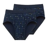 Schiesser 2 Pack Sportslip Mit Eingriff-Essentials Lencería, Azul Marino 815, 3XL (Pack de 2) para Hombre