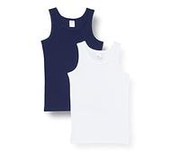 Schiesser 2 Pack Unterhemd Ohne Arm-95/5 Organic Bio Baumwolle-Größe 92 bis 140 Ropa Interior, Ordenar 1_173444, 116 (Pack de 2) para Niños