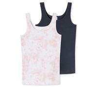 Schiesser 2 Pack Unterwäsche Unterhemd Bio Baumwolle Multipack-95/5 Organic Cotton-Größe 140 bis 176 Ropa Interior, Surtido 2_181936, (Pack de 2) para Niñas