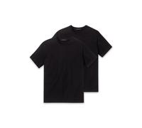 Schiesser 2er Paquete American Camiseta Cuello Redondo O. V-Neck M-XXXL - Negro