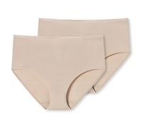 Schiesser 2PACK Midi, Ropa Interior Mujer, Sand, 48