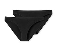 Schiesser 2PACK Mini Ropa Interior, Negro, 44 para Mujer