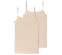 Schiesser 95/5 Organic-Top de Espaguetis (2 Unidades) Ropa Interior, Arena, 36 para Mujer
