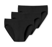 Schiesser 3 Pack Slip Supermini Unterwäsche mit weichem Bündchen-Baumwolle Stretch Ropa Interior, Schwarz_181749, XL para Hombre