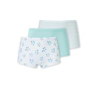 Schiesser 3 Pack Unterwäsche Shorts Hohe Passform-95/5 Organic Bio Baumwolle-Größe 92 bis 140 Bóxer, Surtido 5_181799, 128 (Pack de 3) para Niñas
