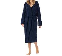 Schiesser Albornoz de 120 cm, Azul Marino 815, 42 / XL-Talla Alemana para Mujer