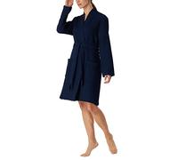 Schiesser Albornoz de piqué, Azul Oscuro, S para Mujer