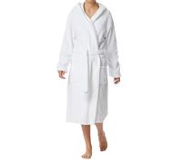 Schiesser - Albornoz para Mujer, Talla 38, Color Blanco 100