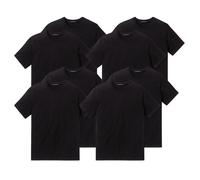 Schiesser American Camiseta, Cuello V, Redondo, Negro, Blanco, S M L XL 2XL 3X