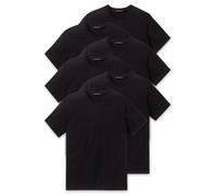 Schiesser American Camiseta, Cuello V, Redondo, Negro, Blanco, S M L XL 2XL 3X