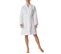 Schiesser Bath and Sauna Robe-Waffle Pique Albornoz, Blanco_178411, M para Mujer