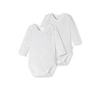 Schiesser Bebé 0/0 Brazo Bodies 2 Paquete Conjunto de ropa interior para bebé y niño pequeño Unisex bebé (Pack de 2)