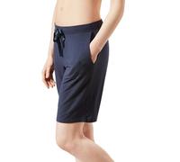 Schiesser Bermuda Schlafshort, Pantalón de Pijama Mujer, Blau, 40