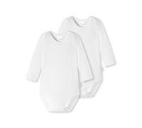 Schiesser Bodies de Manga Corta (2 Unidades) Ropa Interior para bebés y niños pequeños, Blanco_173474, 92 cm Unisex bebé