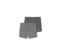 SCHIESSER Boxershorts 2 unidades negro gris | S