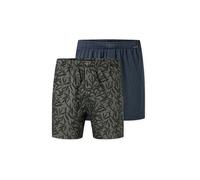 SCHIESSER Boxershorts Paquete de 2 surtido 12 azul | S