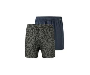 SCHIESSER Boxershorts Paquete de 2 surtido 12 azul | S