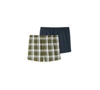 SCHIESSER Boxershorts Paquete de 2 surtido 4 oliva | S