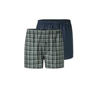 SCHIESSER Boxershorts Paquete de 2 surtido 5 azul | M