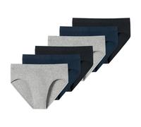 SCHIESSER Braga azul oscuro / gris moteado / negro XXL EUR