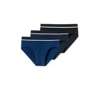SCHIESSER Braga azul oscuro / negro / blanco M-L EUR
