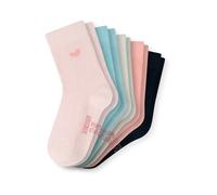 SCHIESSER Calcetines 'Rainbow' ecru / azul claro / rosa / negro 31-34 ecru / azul claro / rosa / negro