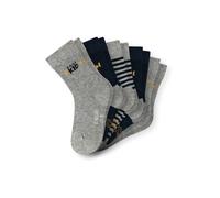 SCHIESSER Calcetines 'Stars' marino / gris / naranja 27-30 marino / gris / naranja