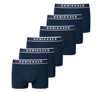 SCHIESSER Calzoncillo boxer azul oscuro / blanco XXL EUR