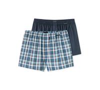 SCHIESSER Calzoncillo boxer 'Multi' azul oscuro / blanco XL azul oscuro / blanco