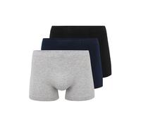 SCHIESSER Calzoncillo boxer navy / gris moteado / negro S EUR