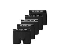 SCHIESSER Calzoncillo boxer negro / blanco L negro / blanco